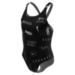 Costum de Baie Fete Nike Negru