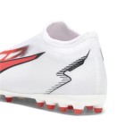 Ghete de Fotbal pentru Copii Puma Ultra Match Ll Mg Alb