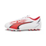 Ghete de Fotbal pentru Copii Puma Ultra Play Mg Alb