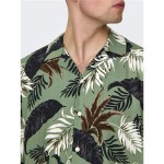 Cămașă Only & Sons Măslină