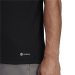 Tricou Polo cu Mânecă Scurtă Bărbați Adidas Ent22 Negru XL