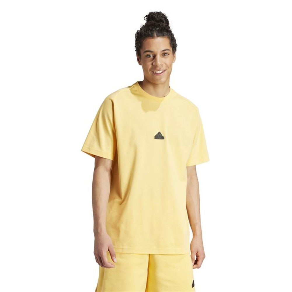 Tricou cu Mânecă Scurtă Bărbați Adidas Z.N.E. Galben