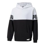 Hanorac cu Glugă Copii Puma Colorblock Alb