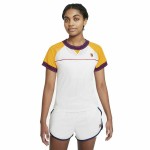 Tricou cu Mânecă Scurtă Femei Nike Court Dri-Fit Slam Alb