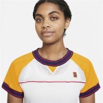 Tricou cu Mânecă Scurtă Femei Nike Court Dri-Fit Slam Alb