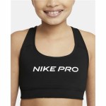 Sutien Sport Nike Dri-FIT Swoosh Negru/Verde Infantil