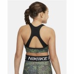 Sutien Sport Nike Dri-FIT Swoosh Negru/Verde Infantil