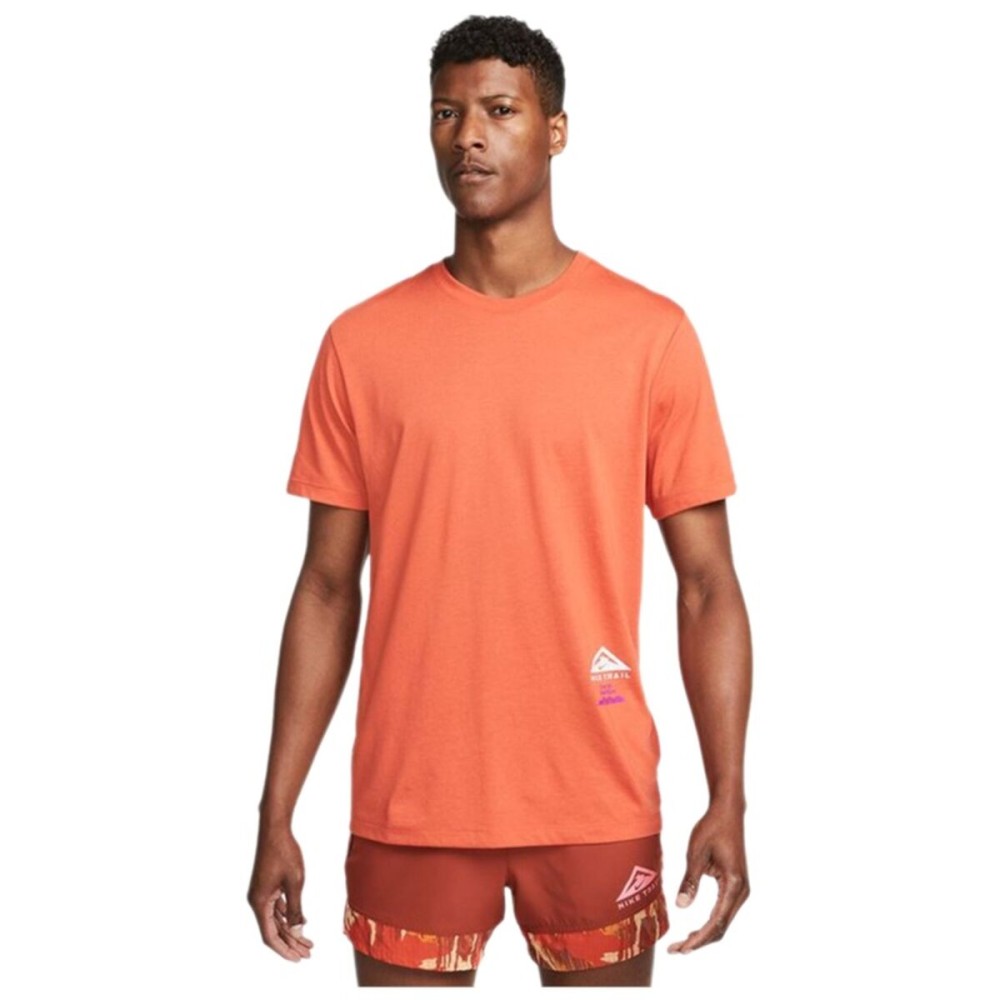 Tricou cu Mânecă Scurtă Bărbați Nike DR7671-861 Portocaliu