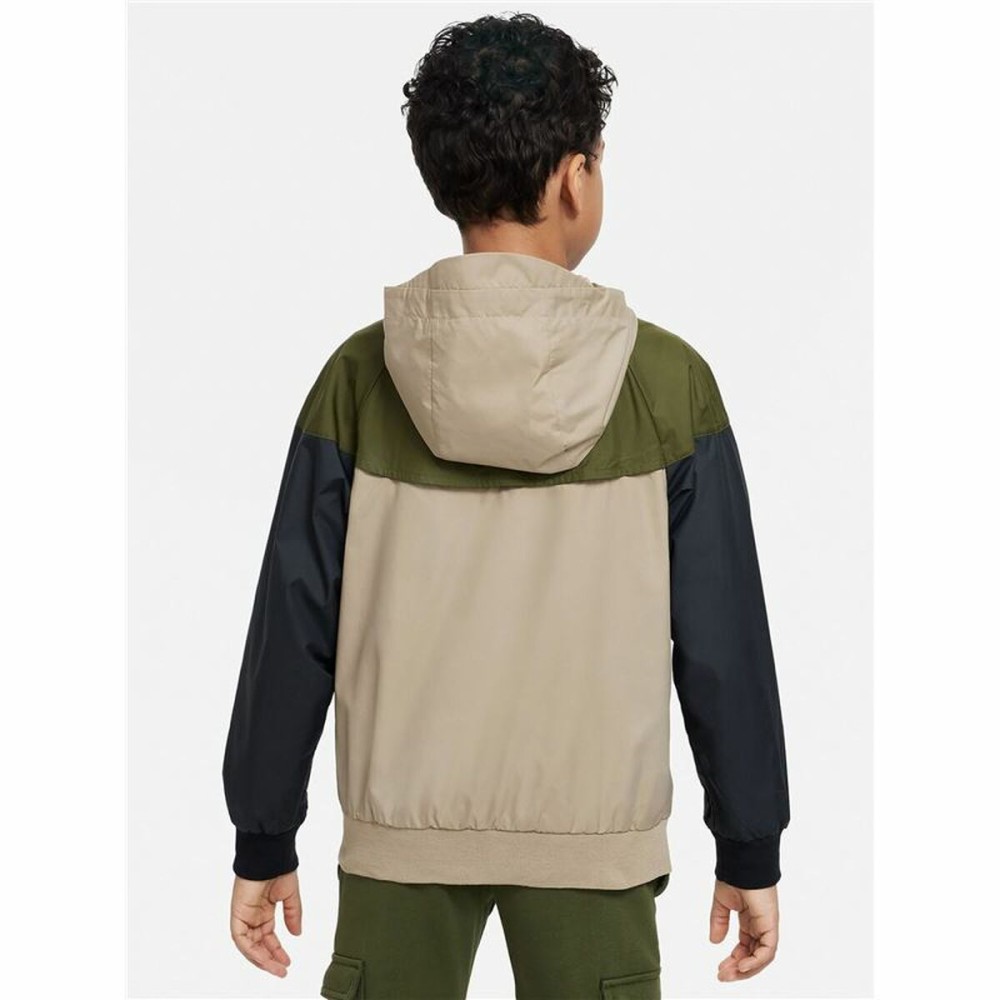 Jachetă Sport pentru Copii Nike Sportswear Windrunner Verde