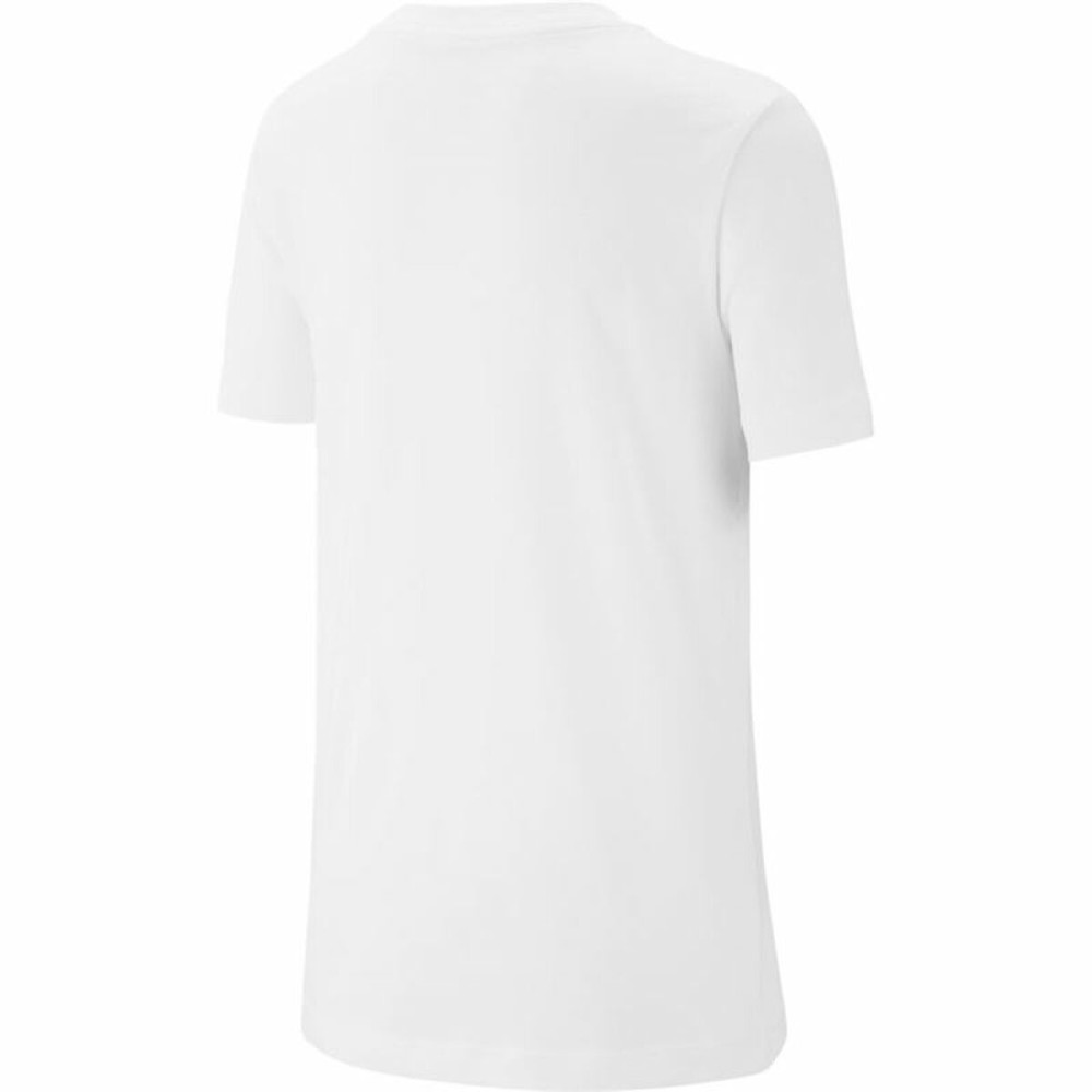 Tricou cu Mânecă Scurtă Copii Nike Sportswear Alb