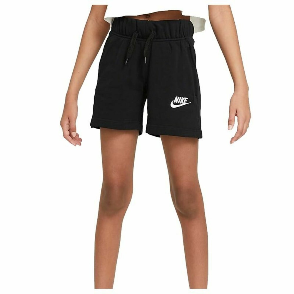 Pantaloni pentru Adulți Nike Sportswear Club Negru Infantil Femeie