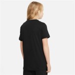 Tricou cu Mânecă Scurtă pentru Copii Nike Sportswear Negru