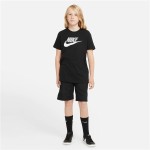 Tricou cu Mânecă Scurtă pentru Copii Nike Sportswear Negru