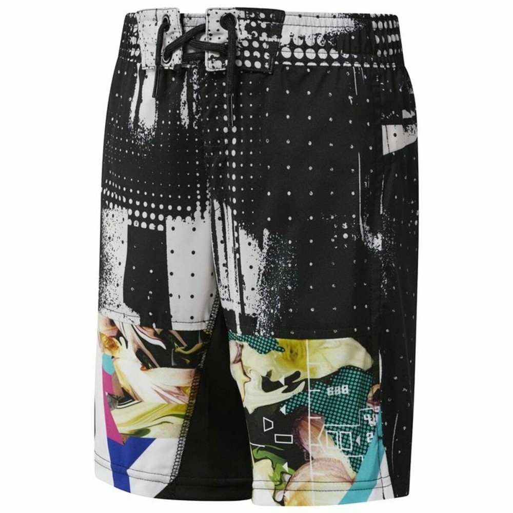 Costum de Baie Bărbați Reebok Performance Sport Negru