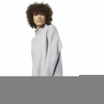 Hanorac fără Glugă Femei Reebok Training Supply Crew Gri deschis