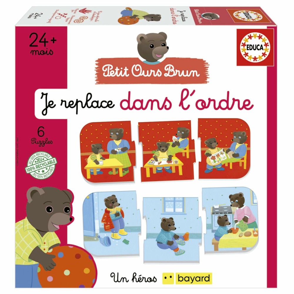 Joc Educativ Educa Je replace dans l´ordre (FR)