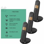 Telefon fără Fir Logicom ILOA 350 TRIO Negru