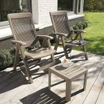 Masa laterală Grosfillex Gri Maroniu Rășină Plastic 40 x 40 x 35 cm