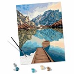 Set de pictură pe numere Ravensburger Lake Views 30 x 40 cm