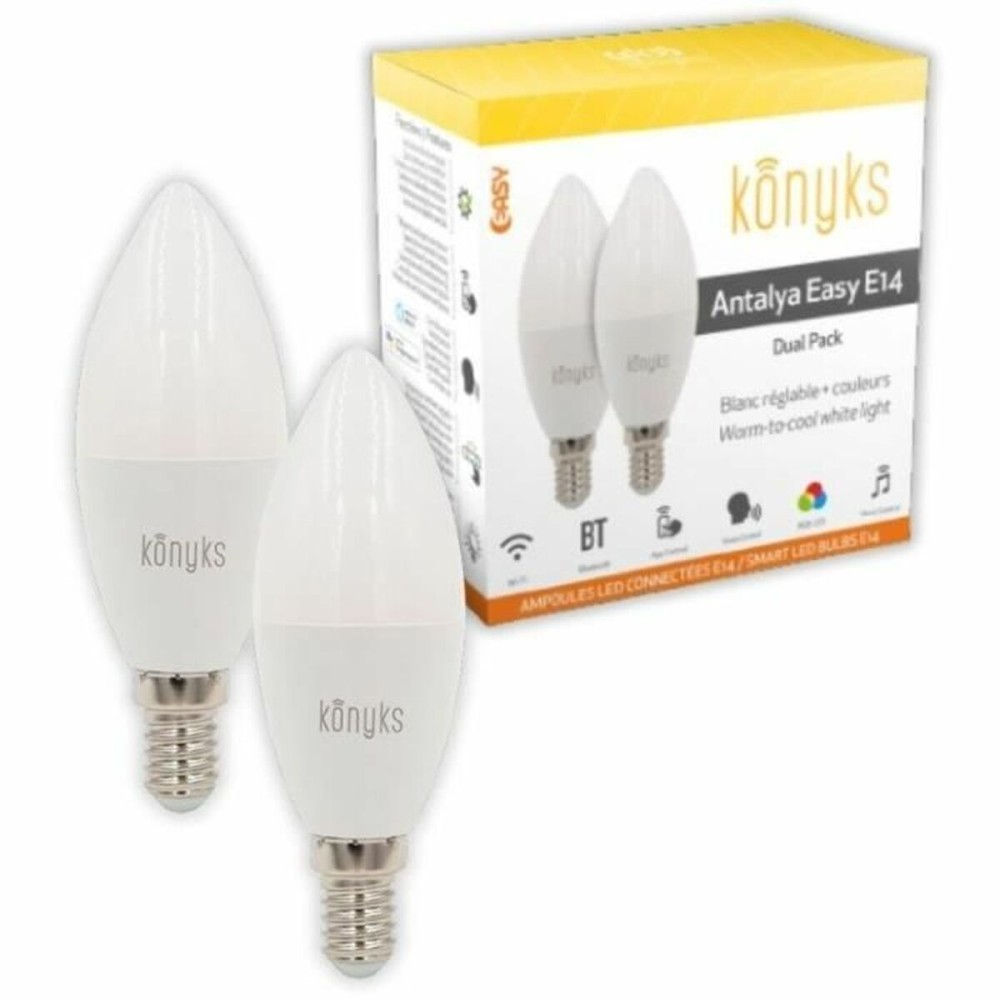 Bec LED Lumânare Konyks e14 Alb