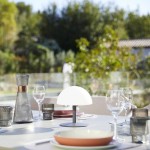 Lampă de masă Lumisky Neptune Rock Gri închis Plastic