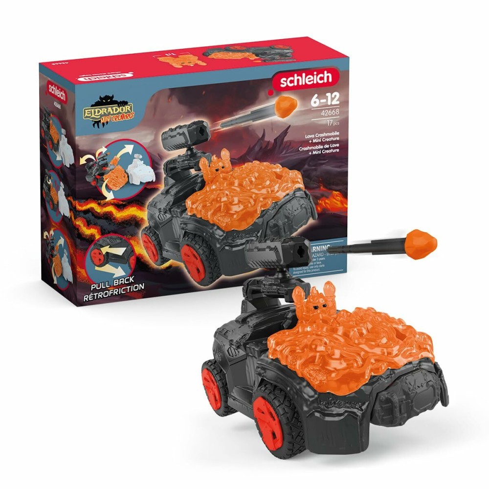 Playset Schleich Lava Crashmobile 17 Piese