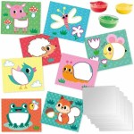 Set pentru desen SES Creative Eco Finger Paint Cards