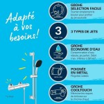 Coloana de dus Grohe Precision Trend Chrome Metal