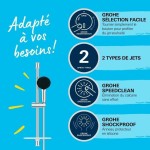 Coloana de dus Grohe Vitalio Start 110 Chrome Metal