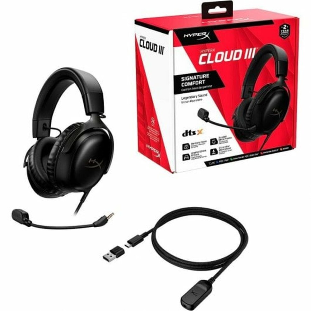 Căști cu Microfon HyperX Cloud III Negru