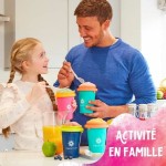 Cupă de înghețată și Slush cu rețete Bandai Chillfactor Granita Mug Rose Plastic