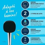 Cap de duș Grohe Vitalio Comfort Chrome Metal Pătrat