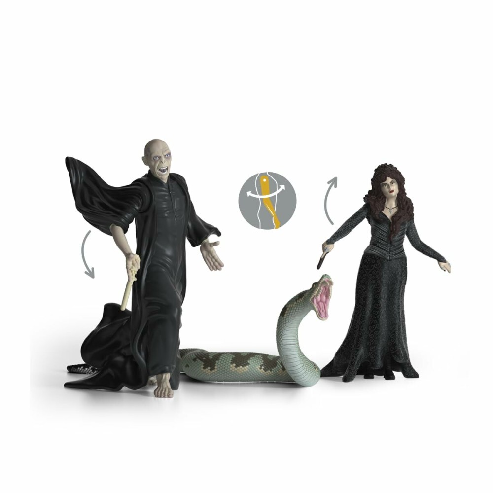 Figurine de Acțiune Schleich Voldemort, Nagini and Bellatrix (3 Unități)