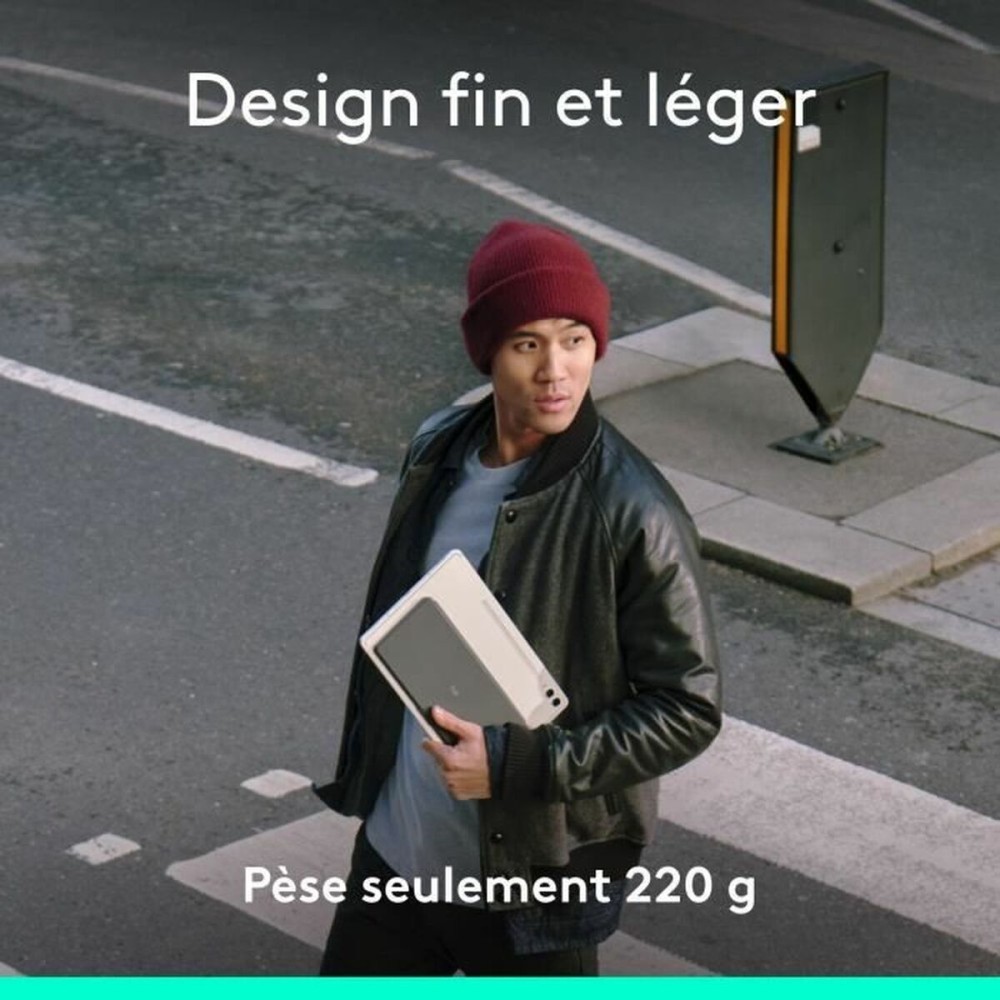 Husă pentru Tabletă și Tastatură Logitech Keys-to-Go 2 Gri Graphite