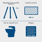 Semănător Scheppach C-GSP800-X - 20V IXES