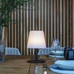 Lampă cu LED Lumisky Standy Mini Dark Negru