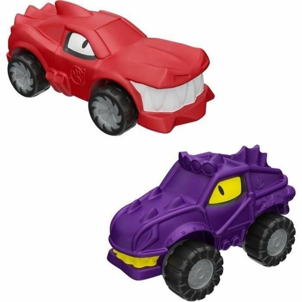 Set mașini Moose Toys GOO MOBILES - BLAZAGON VS TREADS SHREDZ Roșu