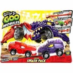 Set mașini Moose Toys GOO MOBILES - BLAZAGON VS TREADS SHREDZ Roșu