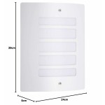 Lampă de perete Brilliant Todd Alb Metal Plastic 60 W E27