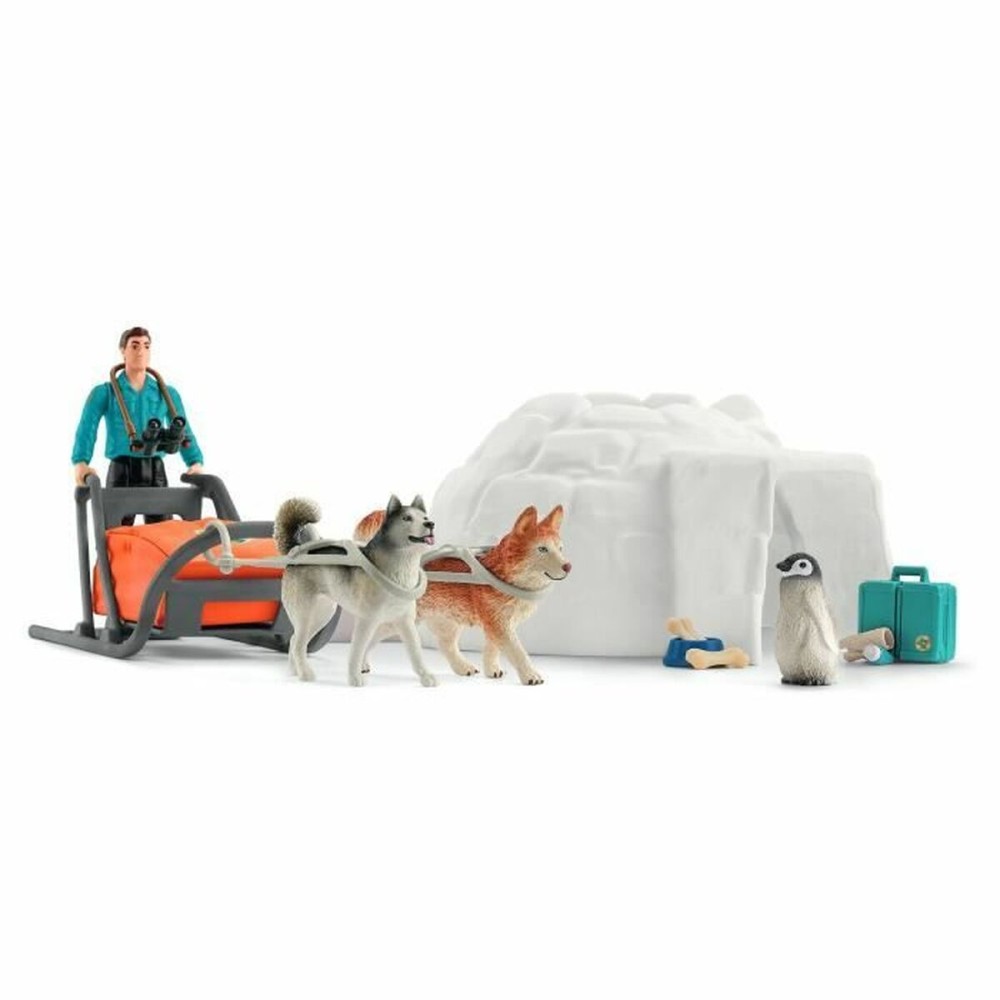 Playset Schleich 42558 Wild Life Antarctica Expedition Set 16 Piese 19 Piese