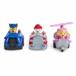 Accesorii pentru căsuțe de păpuși Spin Master PACK DE 3 VEHÍCULOS DE FRICCIÓN RETRO Paw Patrol Roșu