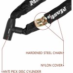 Lacăt cu cheie Master Lock Negru 90 cm