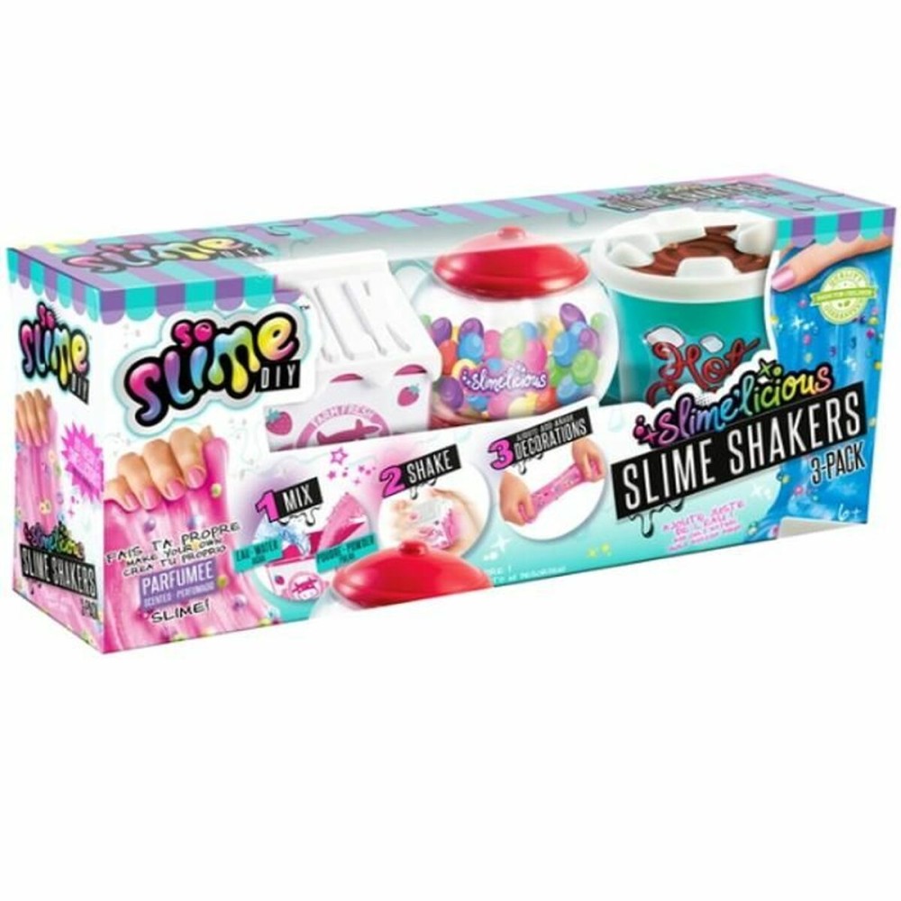 Joc de Plastilină Canal Toys SLIMELICIOUS Violet (3 Piese)
