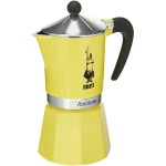 Cafetieră Italiană Bialetti Rainbow Galben Jaune Metal 6 Cești