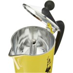 Cafetieră Italiană Bialetti Rainbow Galben Jaune Metal 6 Cești