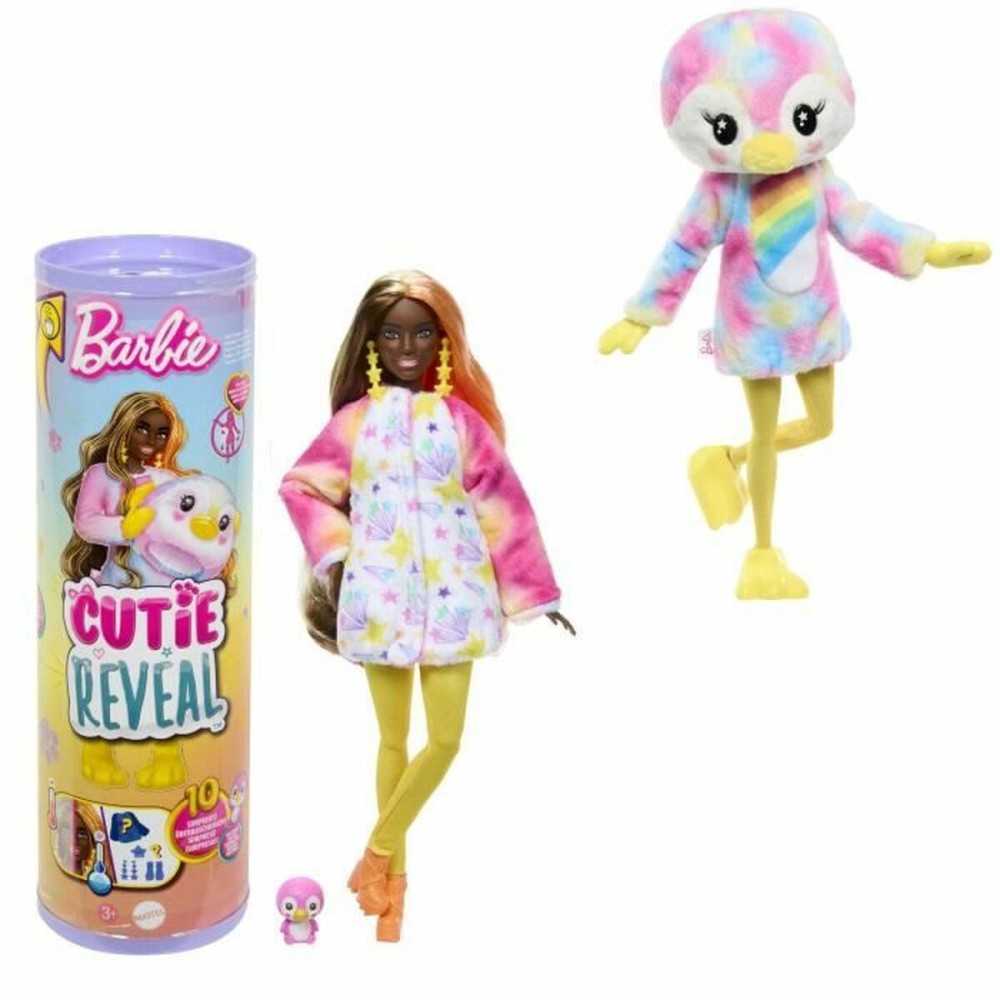 Păpușă bebeluș cu accesorii Barbie Colorful Dream Penguin Doll