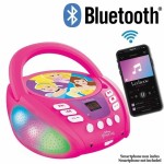 Radio CD MP3 cu Bluetooth Lexibook PRINCESA DE DISNEY Bluetooth 5.0