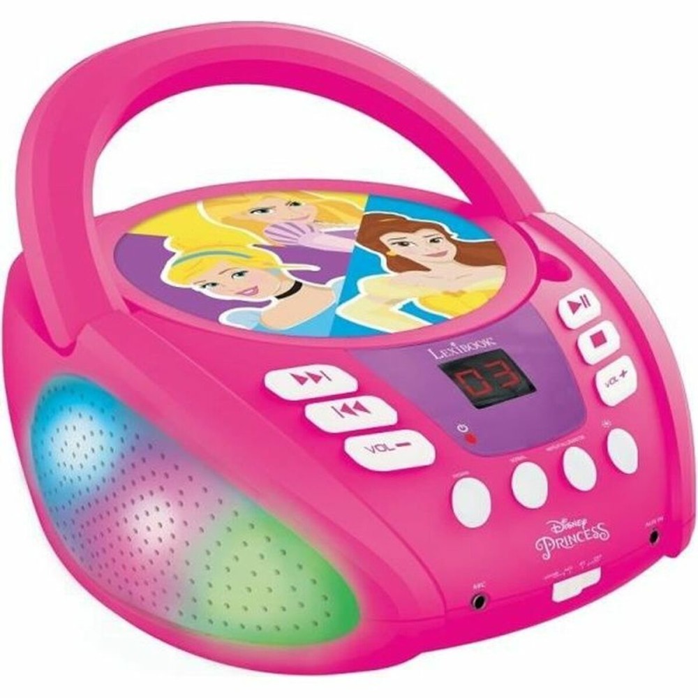 Radio CD MP3 cu Bluetooth Lexibook PRINCESA DE DISNEY Bluetooth 5.0