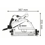 Fierăstrău circular BOSCH 0601675001 1400 W 230 V 165 mm