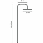 Cap de duș Rousseau HERA Negru ABS